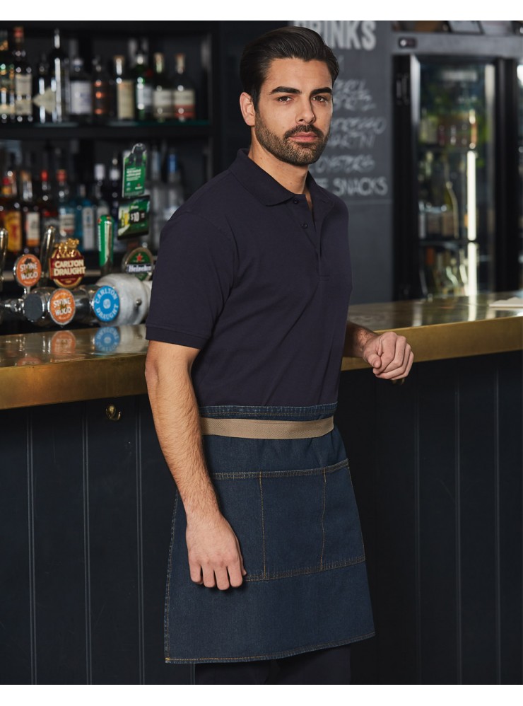 AP10 - East Village Half Denim Apron-Unisex